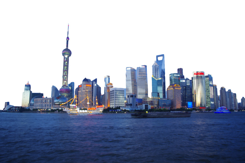 黄浦江实拍高清PNG透明背景风景素材下载