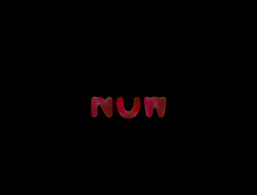 惊艳文字倒计时动画融化效果