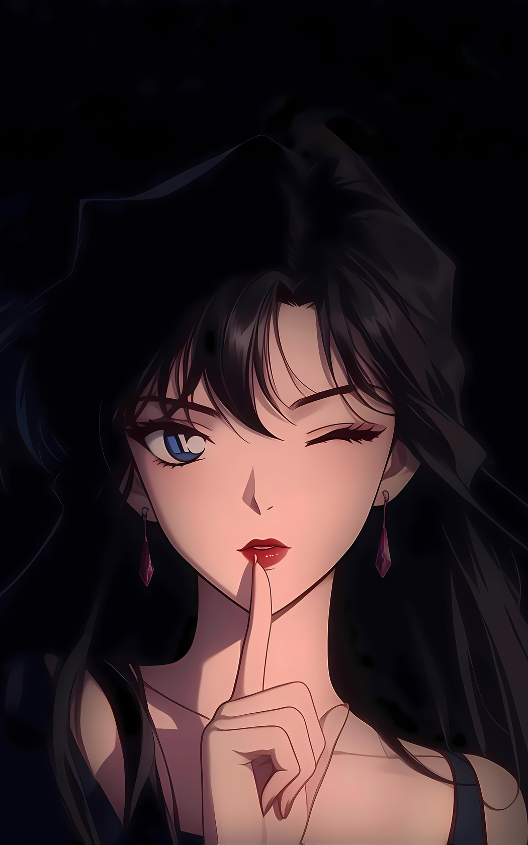 小兰动漫美女4K高清全屏手机壁纸 2400x3840 下载