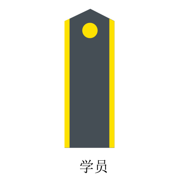 军队学员矢量肩章高清PNG图片及节日设计素材下载