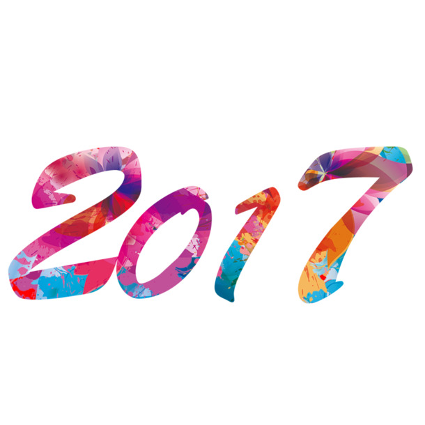 2017新年高清PNG透明图片素材，节日元素元旦春节元宵免费下载