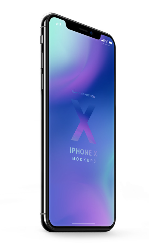 iPhone X侧面主题高清PNG透明图案素材下载
