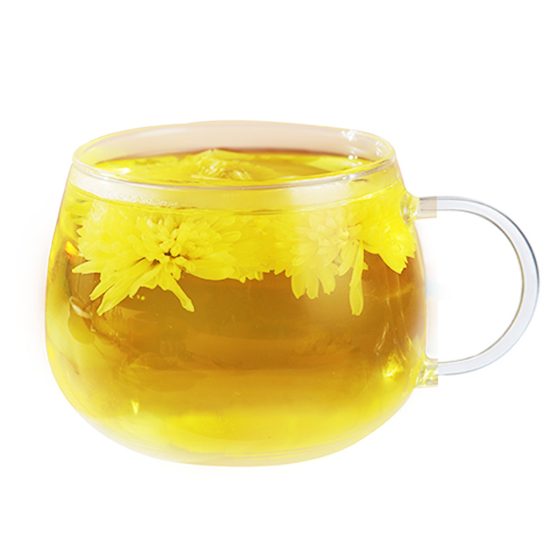 皇菊菊花茶PNG透明漂浮元素及设计素材高清下载