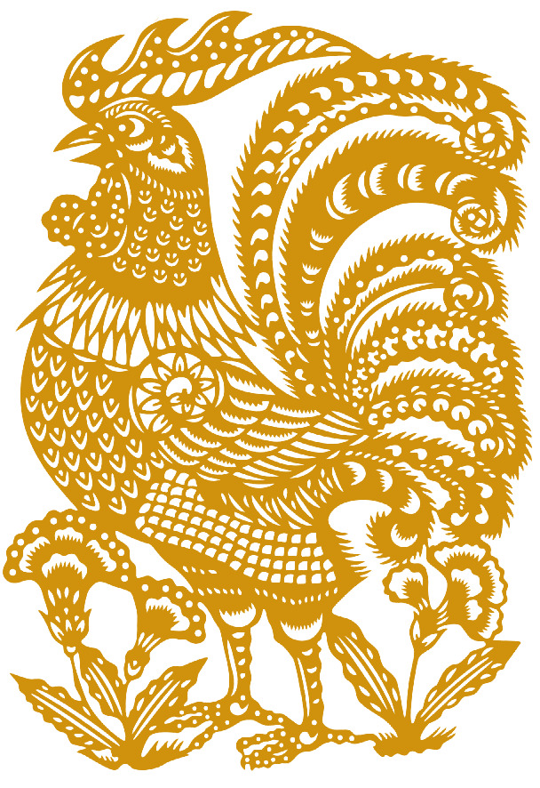 高清PNG透明鸡年节日元素，元旦、春节、元宵图片素材下载