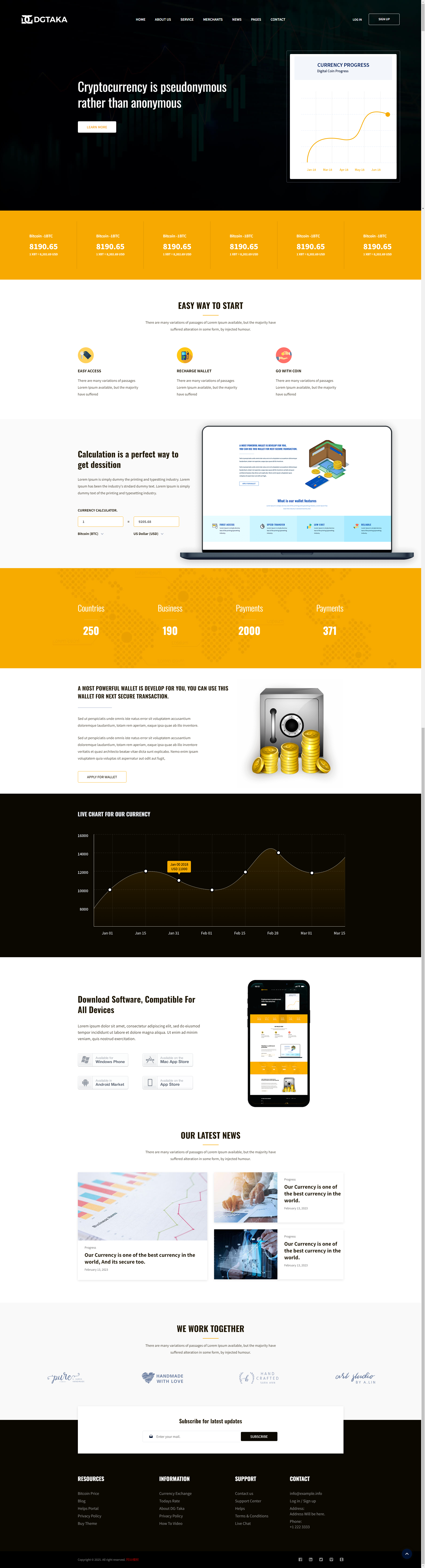 货币投资bootstrap网站网站网页制作成品免费下载