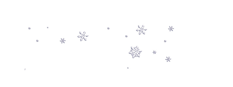 冬日六角雪花高清PNG透明图，节日元素及设计素材下载
