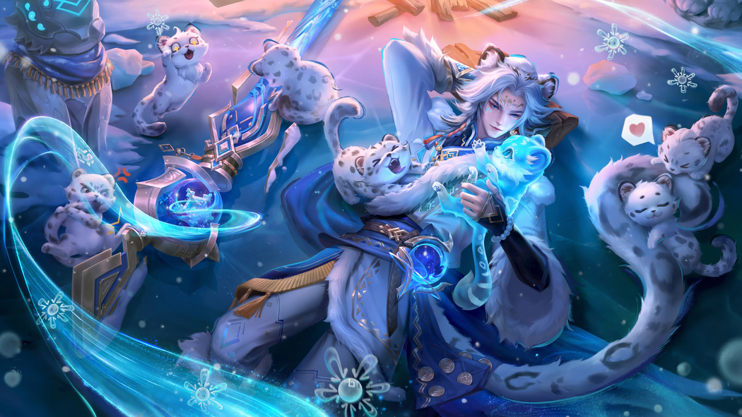 王者荣耀·百里雪豹（霜爪）4K超清壁纸 3840x2160 下载