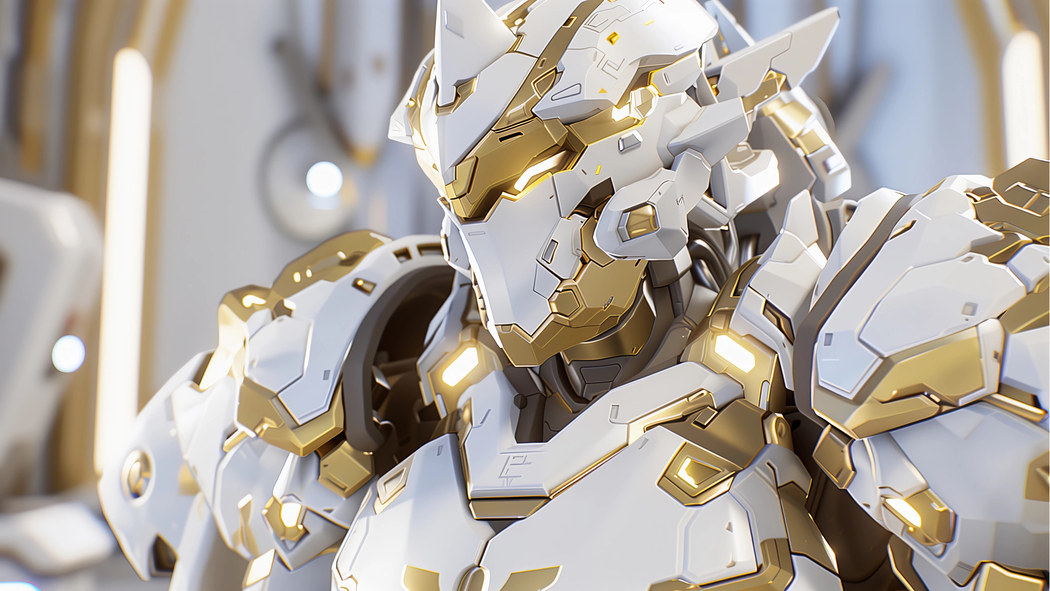 白色高达机器人4K超清壁纸 3840x2160 下载