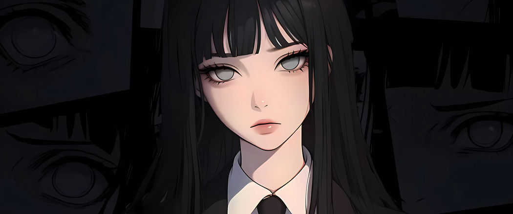 日向雏田长发动漫西服领带壁纸，4K超清带鱼屏3440x1440下载