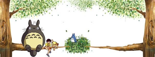 高清龙猫卡通PNG透明背景Banner设计素材下载