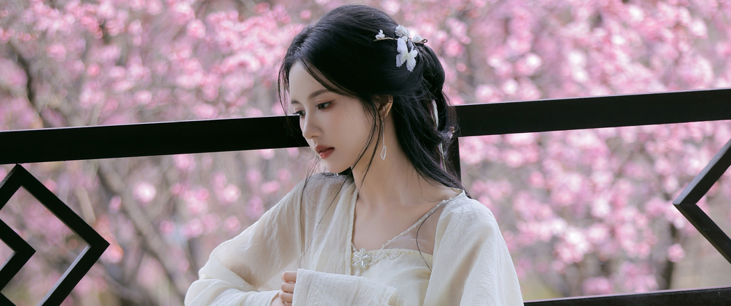 古风美女刘些宁4K高清壁纸，3440x1440带鱼屏专属下载