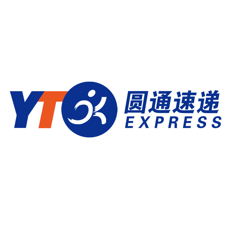 蓝色圆通快递高清PNG透明Logo及排版元素，PSD格式设计素材免费下载