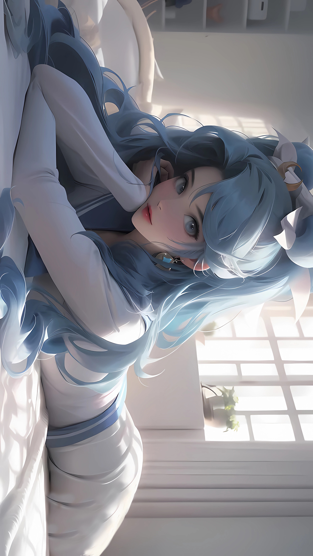 白金克丝4K竖屏手机壁纸高清下载，分辨率2162x3840