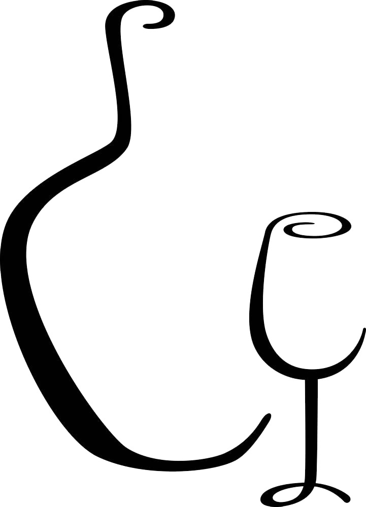 手绘简约酒杯PNG透明免扣图标素材下载