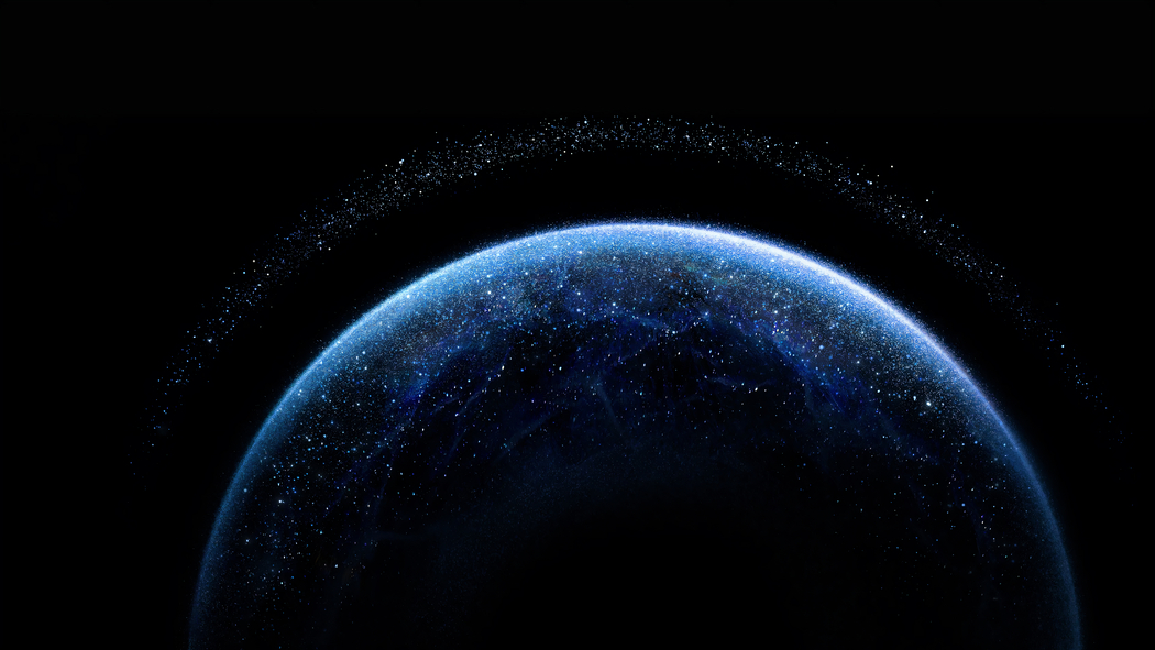 华为Mate70蓝色星球4K高清壁纸，3840x2160分辨率，免费下载