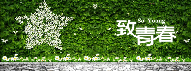 高清绿色背景PNG透明素材，海报Banner设计图片免费下载