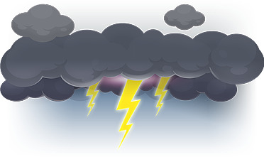 雷电高清PNG免抠图标素材下载