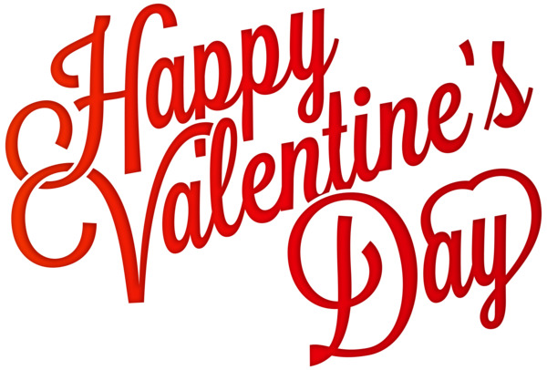 Valentines Day Red Title Slogan HD PNG Transparent Images & Festival Elements for Download