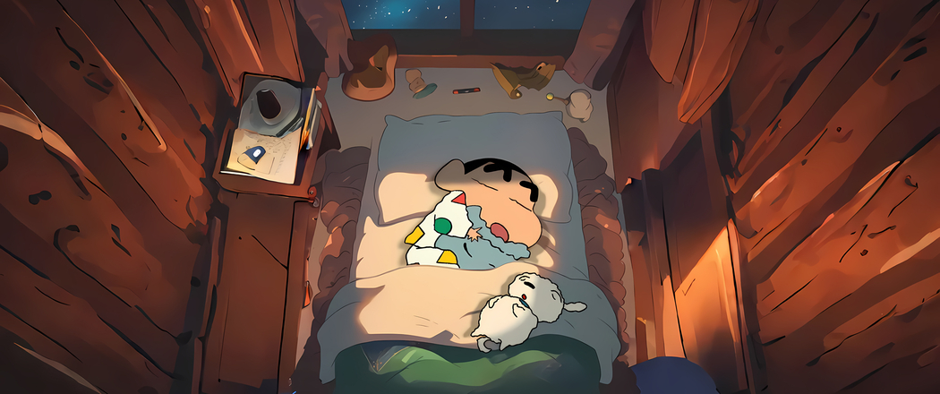 蜡笔小新高清睡眠壁纸 3440x1440 带鱼屏版 下载