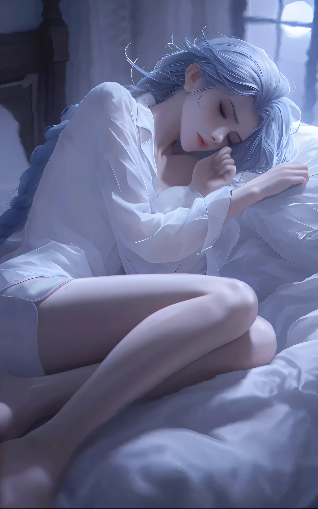 卧室金克丝唯美4K高清全屏手机壁纸 2400x3840 下载