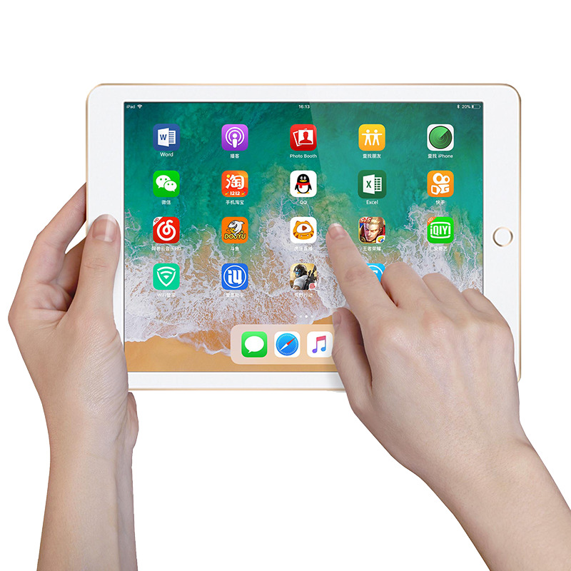 白色iPad Air高清PNG透明图，生活装饰PSD素材下载