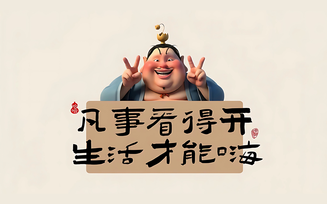 太乙真人生活哲学，放宽心态，享受精彩生活 - 4K高清壁纸3840x2400下载