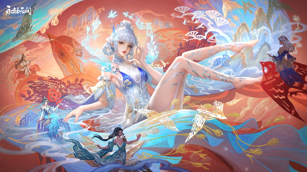 《永劫无间》国风国潮美女壁纸，4K高清游戏图片下载（3999x2250）