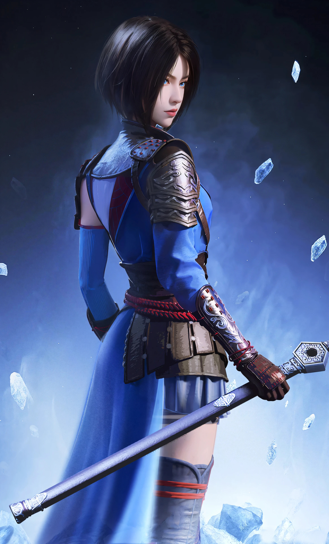 不良人姬如雪4K同人图手机壁纸，高清2326x3840，免费下载