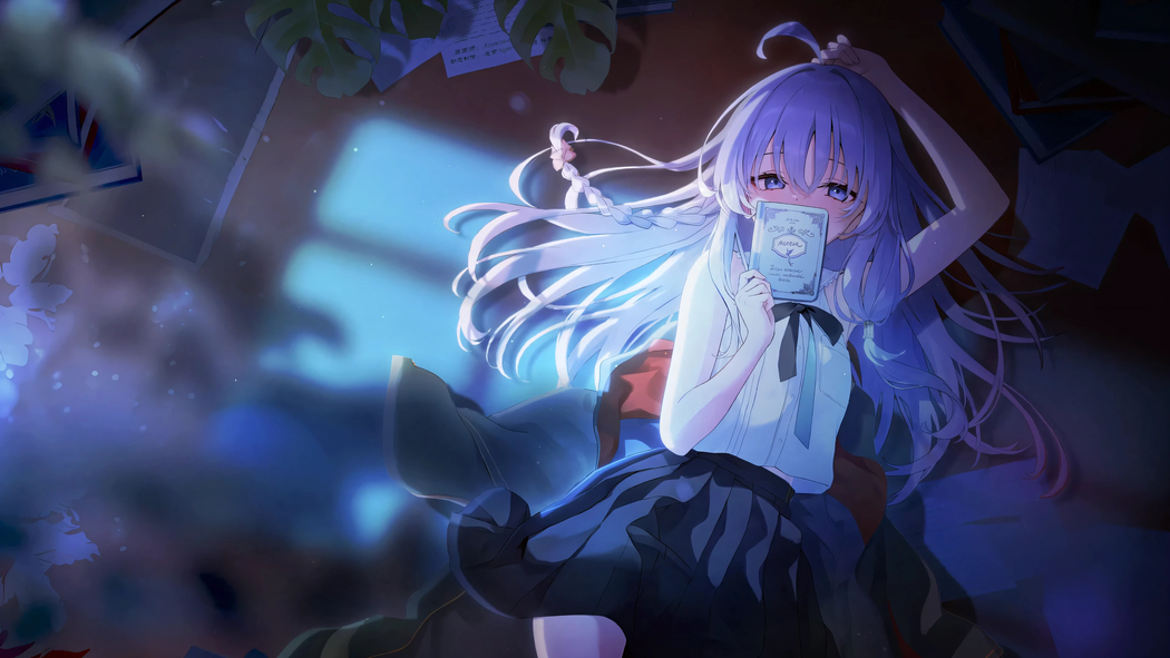 伊蕾娜4K高清壁纸下载，闲憩微息动漫图，分辨率3840x2160