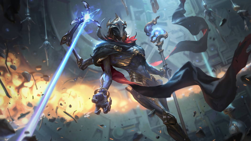 LOL英雄联盟，维克托·奥术先驱 8K超高清游戏壁纸下载（7680x4320）