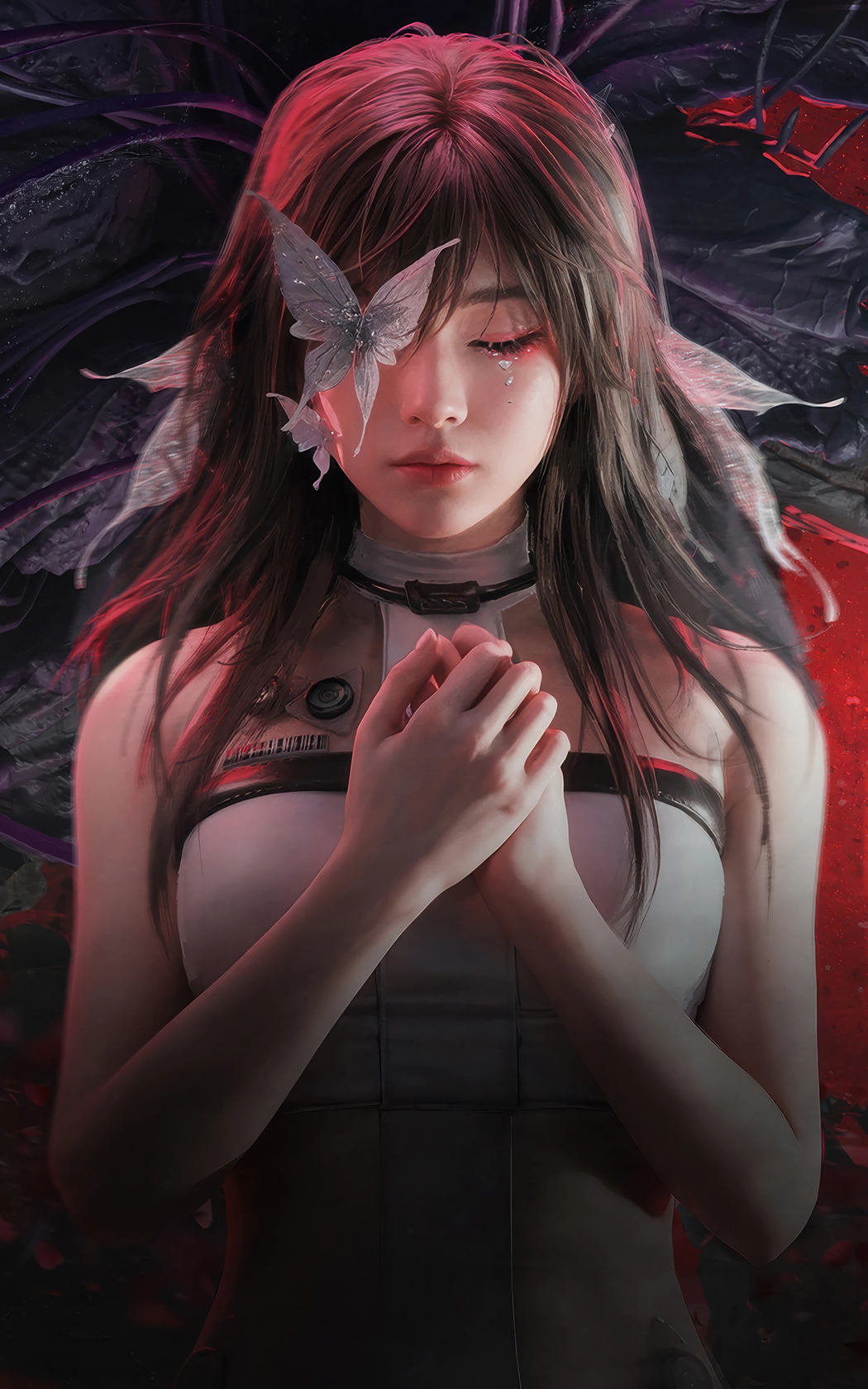 《七日世界 Once Human》游戏美女竖屏4K高清壁纸，2400x3840分辨率手机下载
