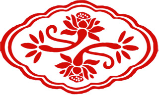 红色镂空莲花PNG图片，高清透明，端午节节日元素设计素材下载