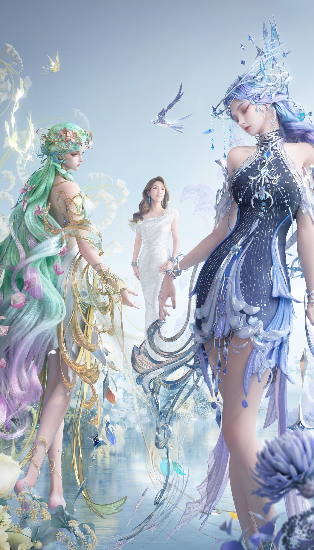 王者荣耀貂蝉时尚芭莎高清壁纸，竖屏4K/5K手机专享，3240x5677分辨率下载