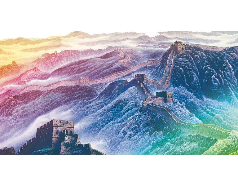 中国长城高清PNG透明背景风景图片素材下载