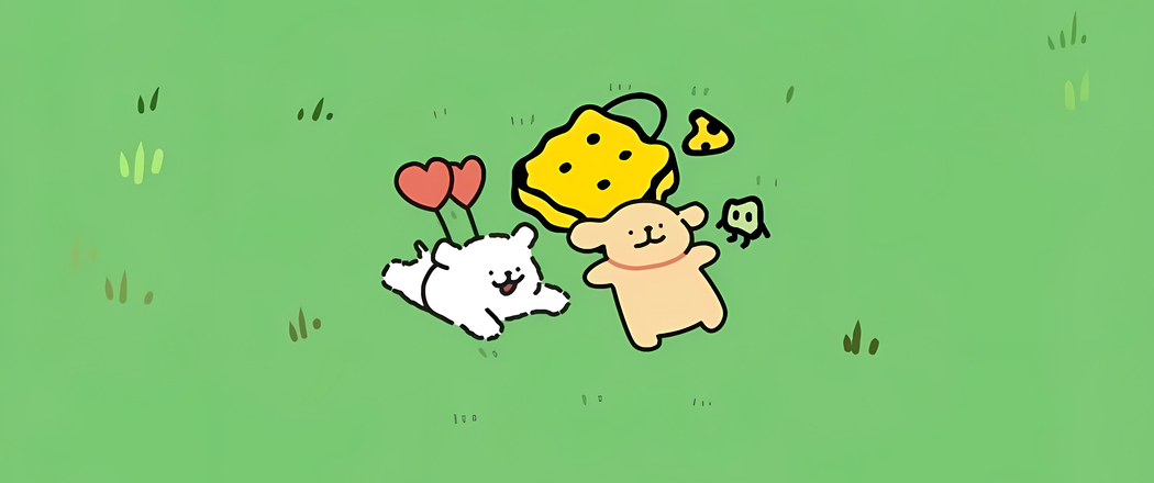 超高清3440x1440线条小狗全屏带鱼屏壁纸下载