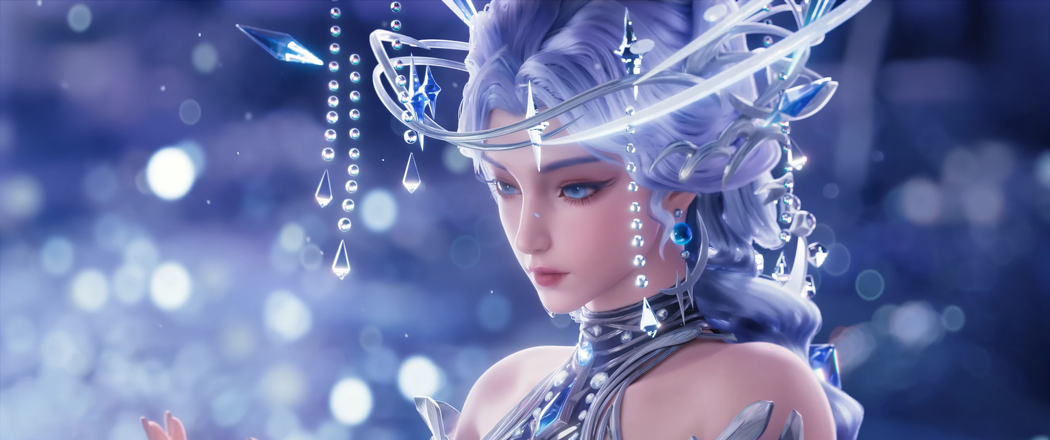 貂蝉时尚芭莎，馥梦繁花4K游戏壁纸，3440x1440带鱼屏高清下载