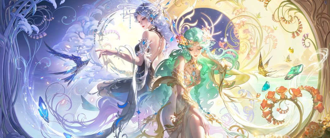 王者荣耀貂蝉·馥梦繁花 4K带鱼屏壁纸 3440x1440高清下载