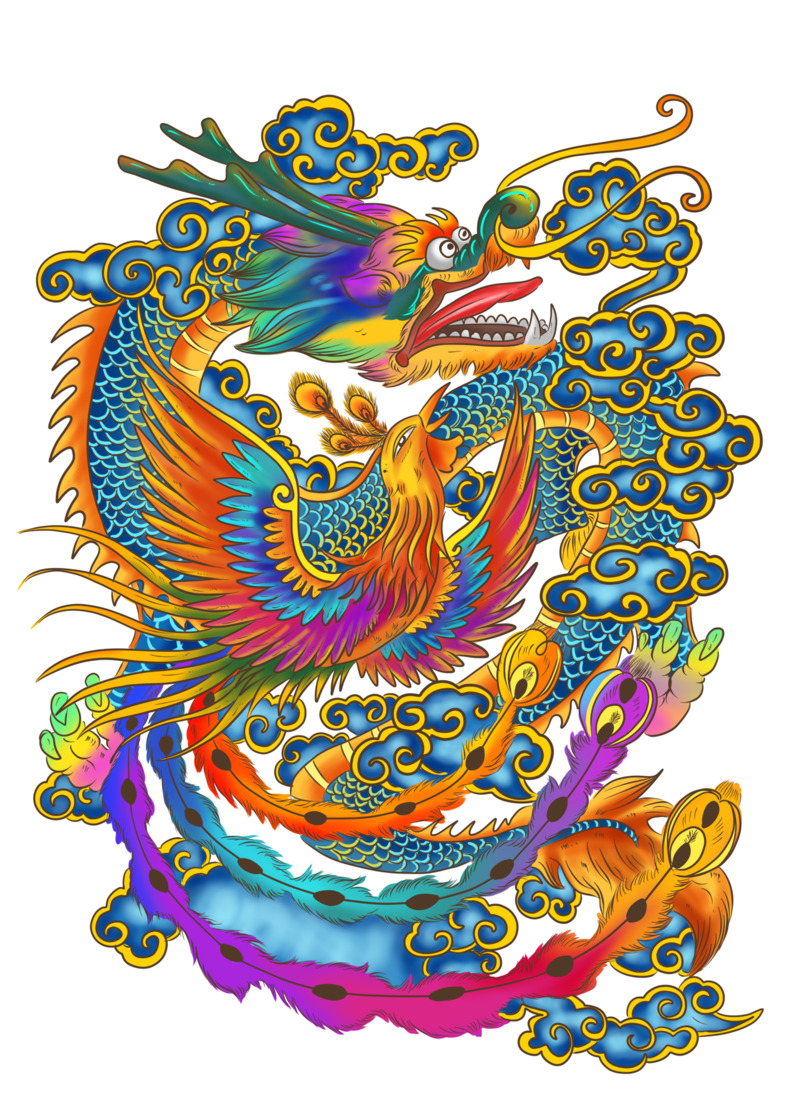 中国风高清PNG透明装饰元素PSD素材，源文件可改色，免费下载