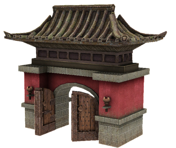 中国风3D模型高清PNG透明装饰元素图片素材下载