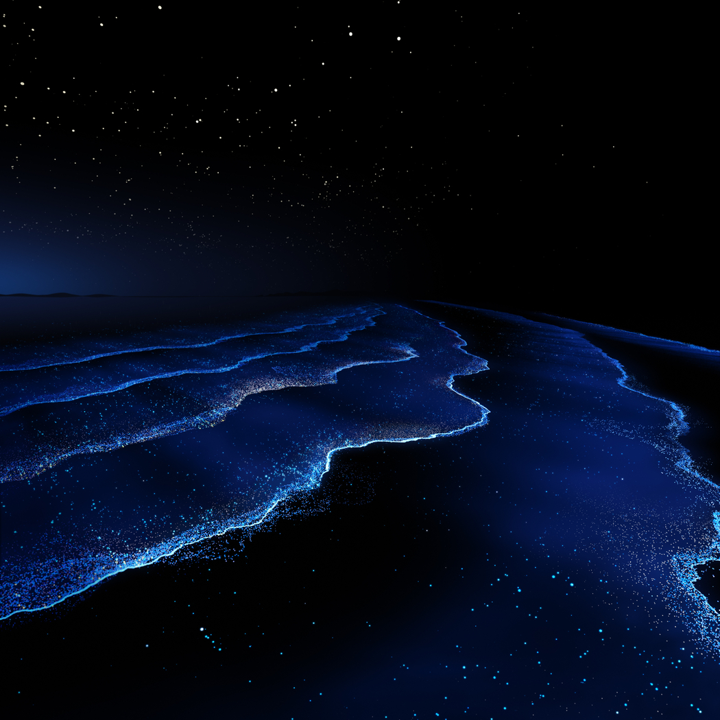 华为Mate Book Fold，独家4K高清壁纸，蓝色璀璨星河4120x4120免费下载