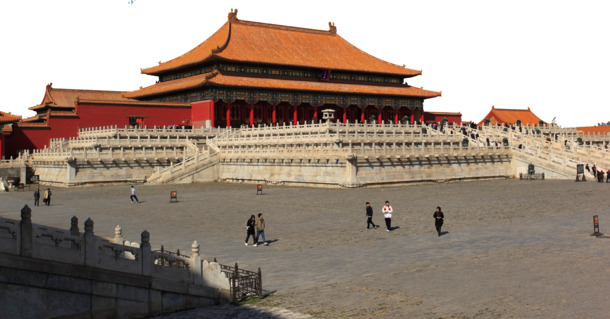 高清故宫建筑PNG透明图，国庆节日元素设计素材下载