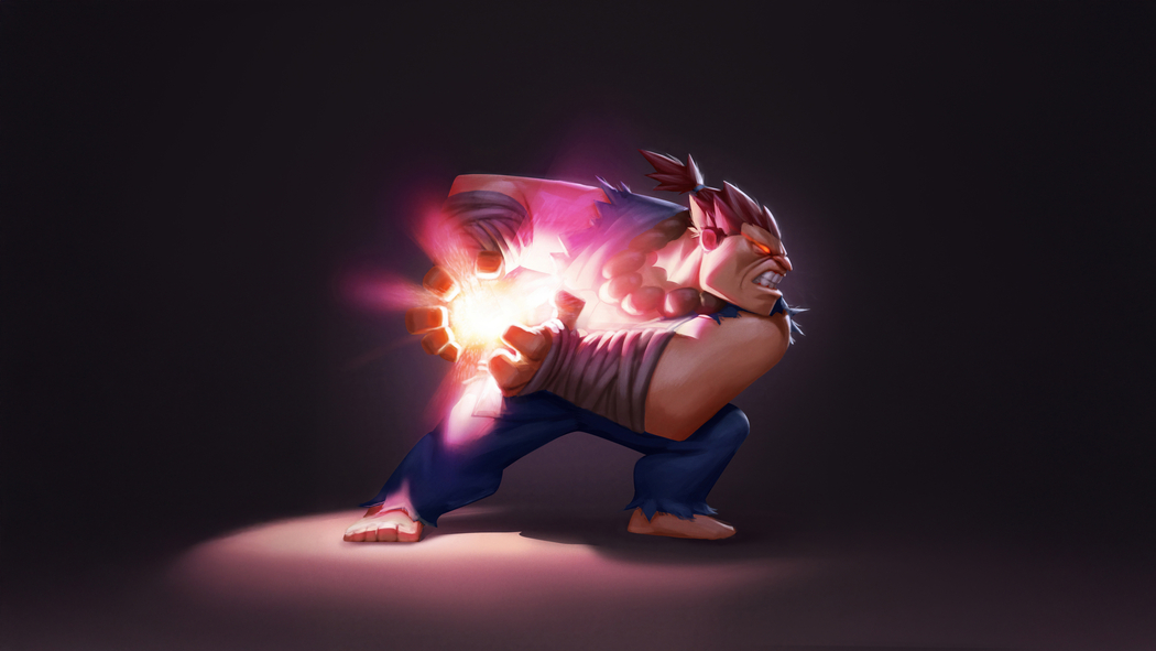 Chibi Akuma Street Fighter 4K超高清壁纸 3840x2160 下载