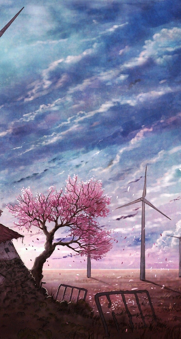 手绘紫蓝云彩高清PNG透明背景素材，卡通手绘设计元素下载