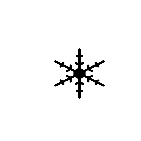 雪花形态高清PNG透明图片展示，漂浮元素设计素材下载
