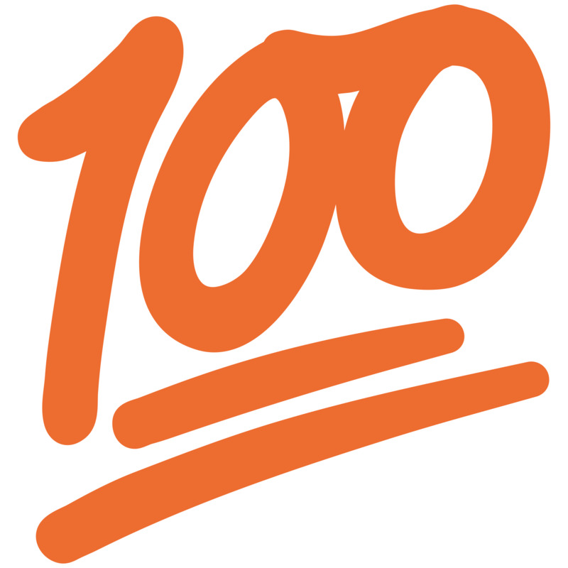 高清100分艺术字PNG透明免抠字体素材下载