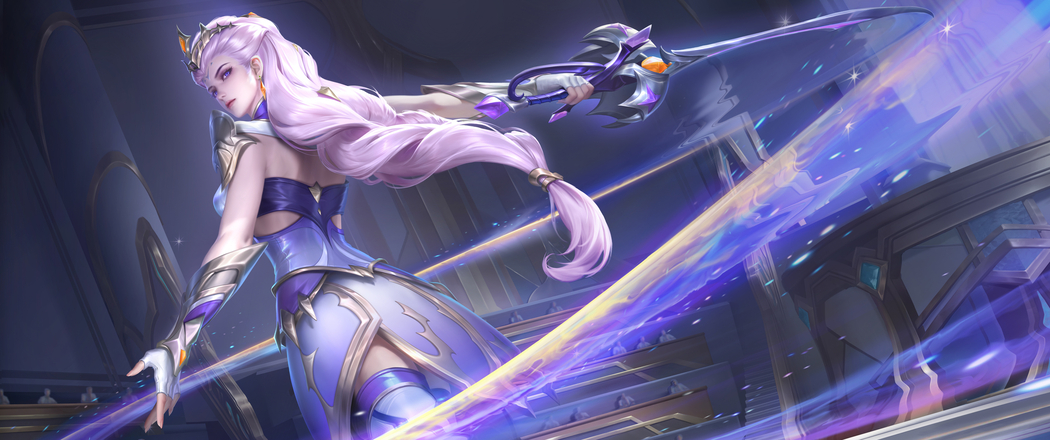 露娜·命运加冕 王者荣耀4K高清壁纸，带鱼屏3440x1440下载