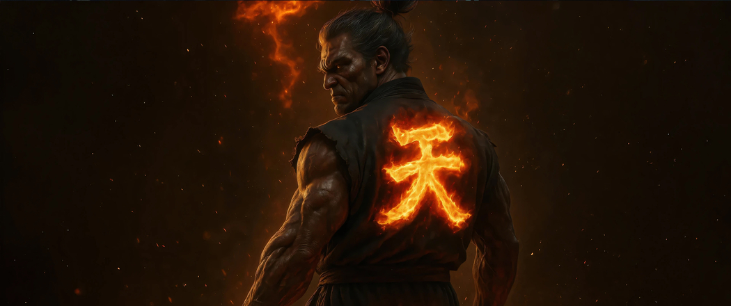 街头霸王Akuma Legacy 4K带鱼屏高清游戏壁纸3440x1440下载
