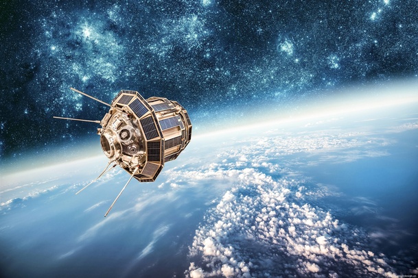 宇宙卫星高清PNG透明背景海报元素，抽象梦幻设计素材下载
