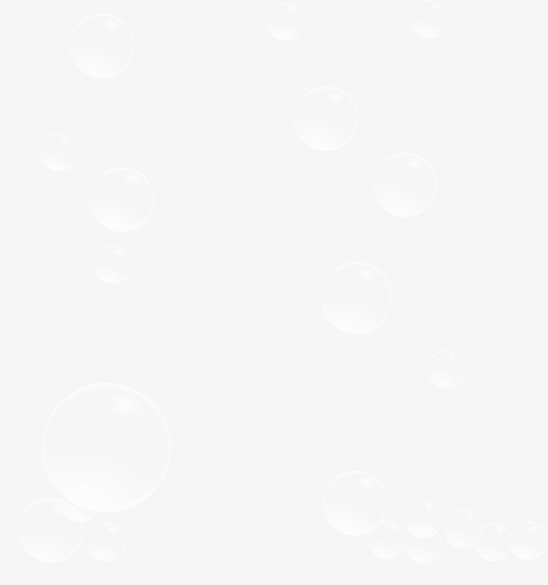 高清透明气泡PNG背景元素及底纹设计素材下载