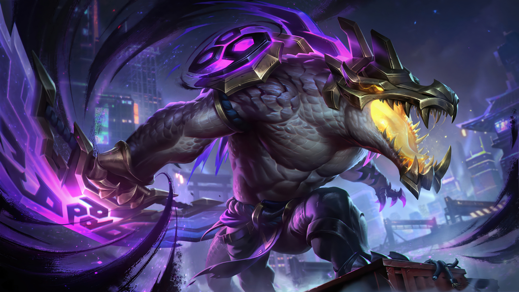 英雄联盟LOL，墨之影雷克顿8K超高清壁纸 7680x4320 下载